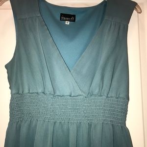 Teal Biyaycda Dress